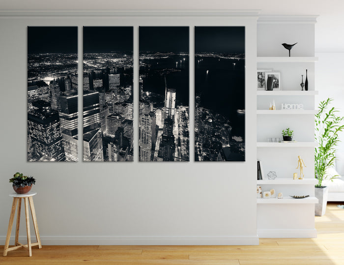 Urban Skyscrapers Canvas Print #9160