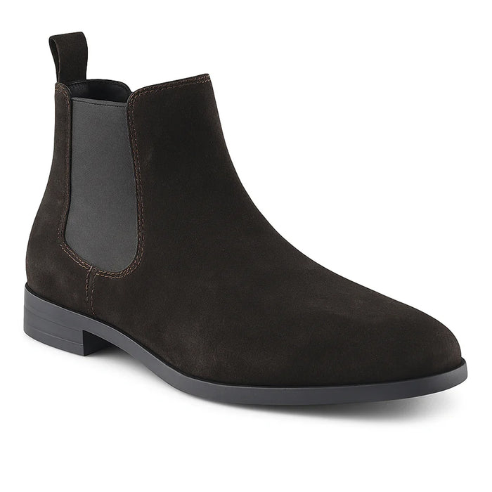 Vauxhall Suede Leather Chelsea Boots - Brown