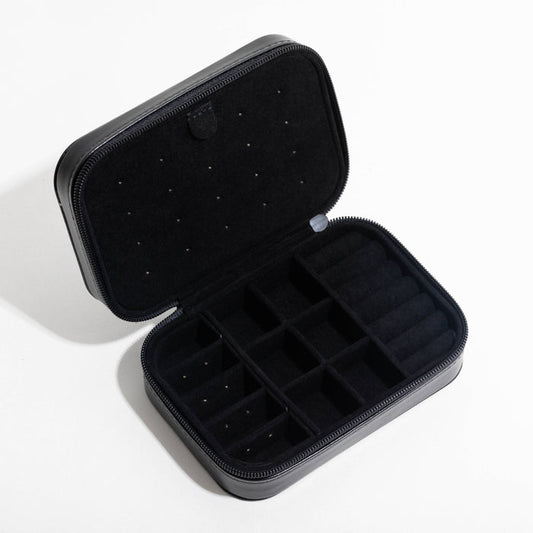 Vegan Leather Jewelry Box Organizer