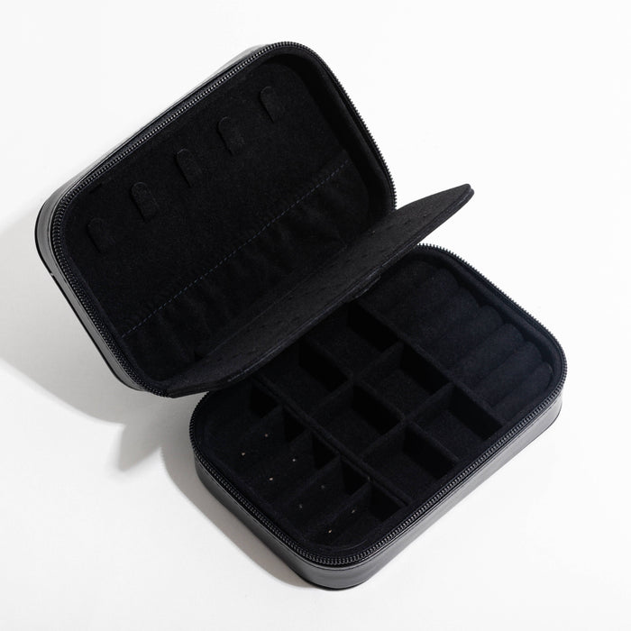 Vegan Leather Jewelry Box Organizer