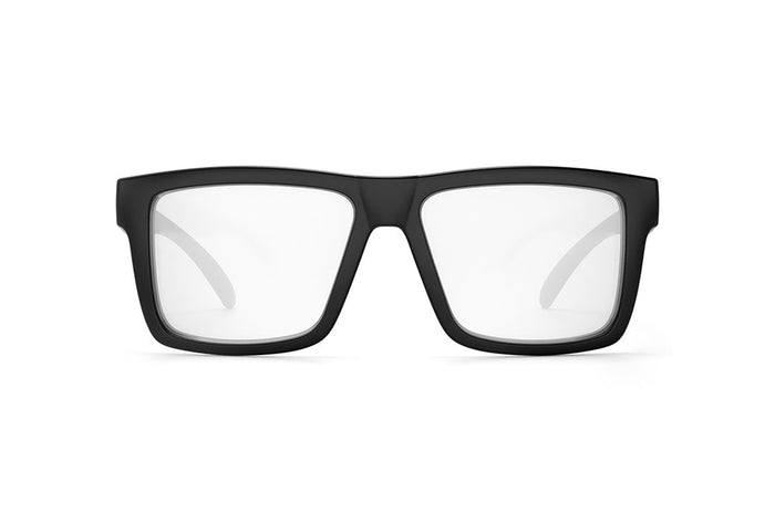 Front view of the Heat Wave Vise Z87 safety glasses with clear impact resistant lens