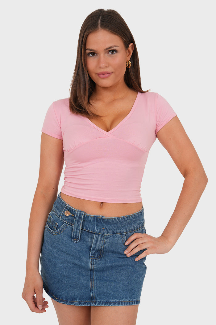 "Viv" top pink