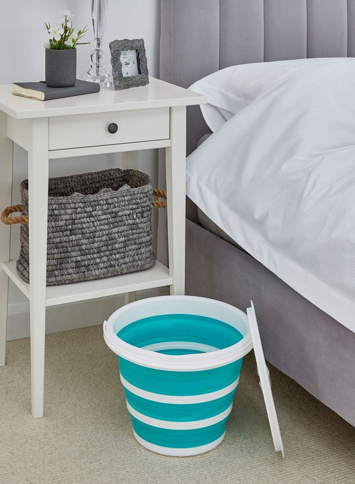 Vos Collapsible Commode Pan with Lid