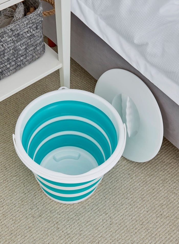 Vos Collapsible Commode Pan with Lid