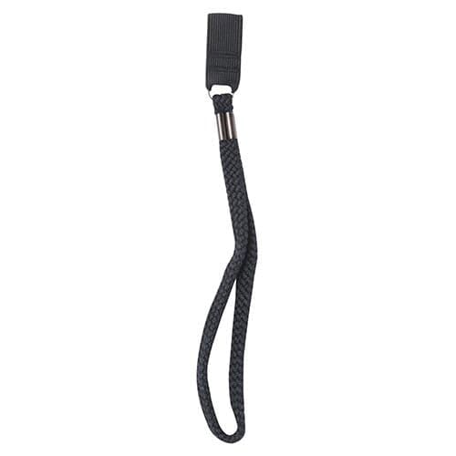 Full view of Walking Stick Strap walking stick on a plain background, showing its handle, shaft and ferrule.