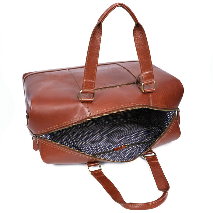 Walter Leather Holdalls - Tan