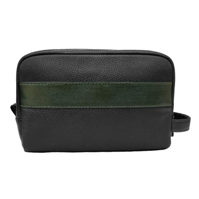Walter Leather Washbags  - Green