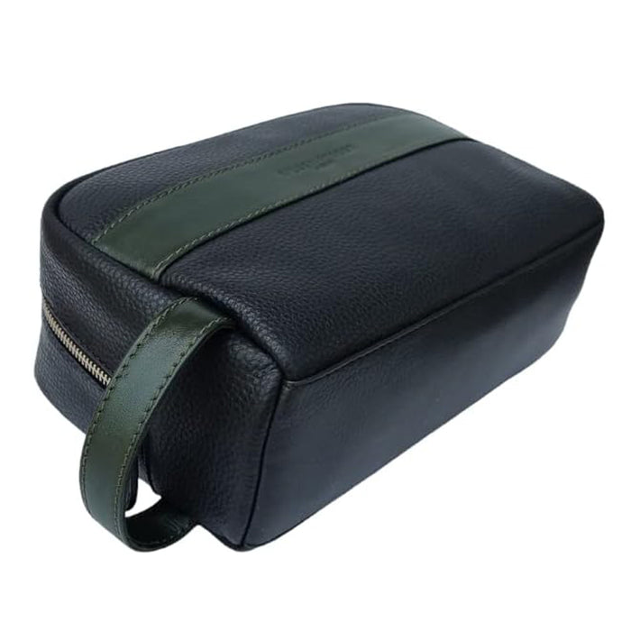 Walter Leather Washbags  - Green
