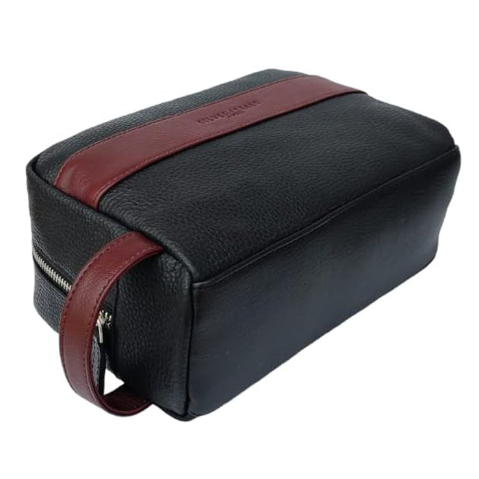 Walter Leather Washbags  - Oxblood