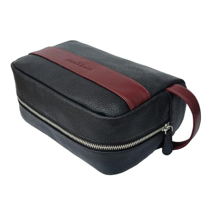 Walter Leather Washbags  - Oxblood
