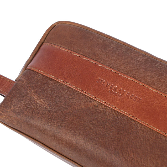 Walter Leather Washbags  - Tan