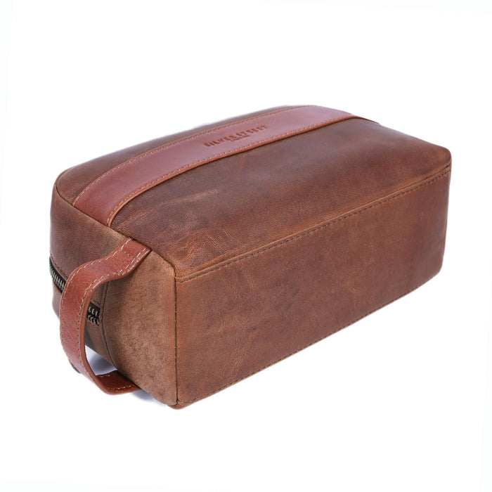 Walter Leather Washbags  - Tan