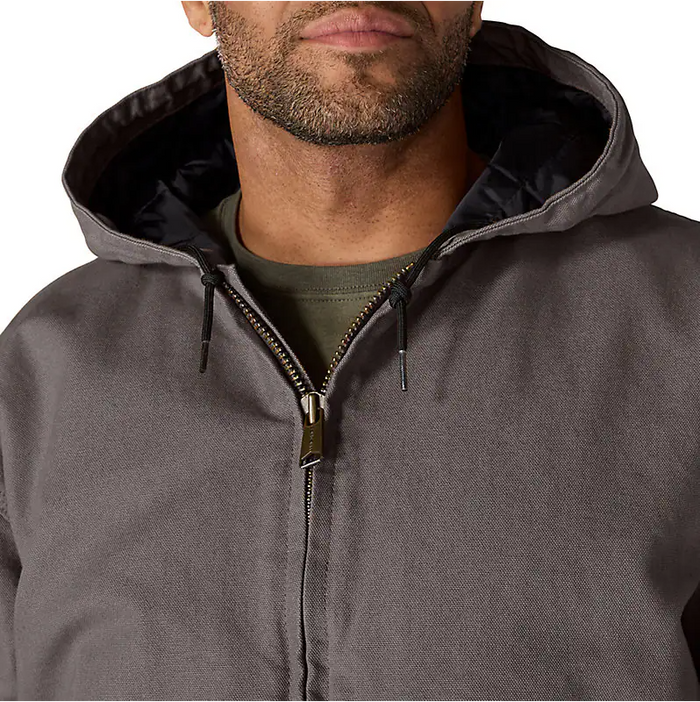 Carhartt Washed Duck active jacket in gravel, alternate product view