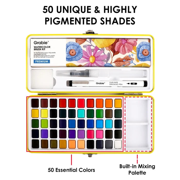 Watercolor Set Of 50