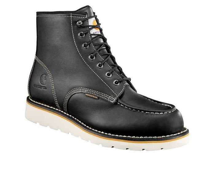 Carhartt 6-inch waterproof wedge boot, alternate view of the leather upper