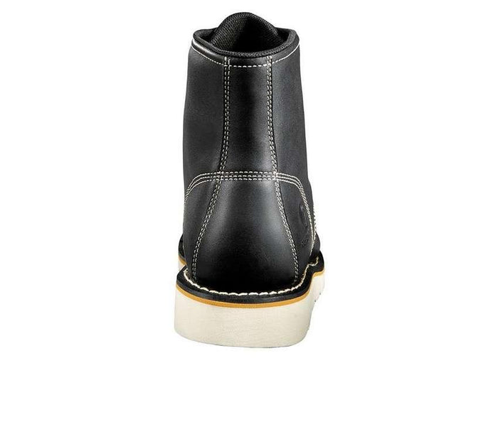Carhartt waterproof soft toe wedge work boot, final product view of the boot
