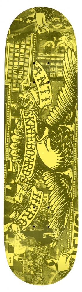 Wheel Of AntiHero PP (Brown/Yellow) Deck 8.5
