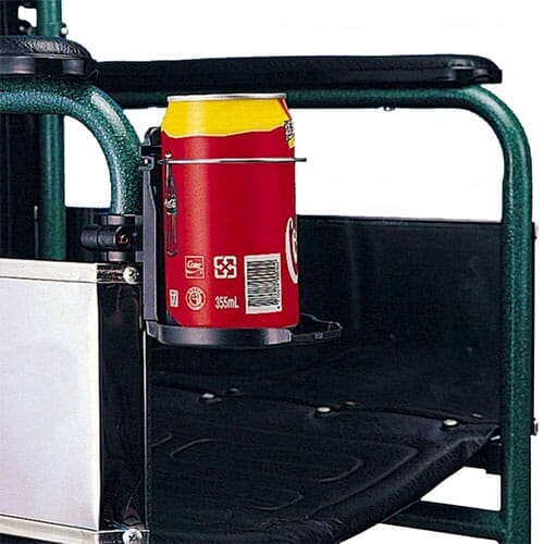 Close-up of a feature of Wheelchair Drink Holder.