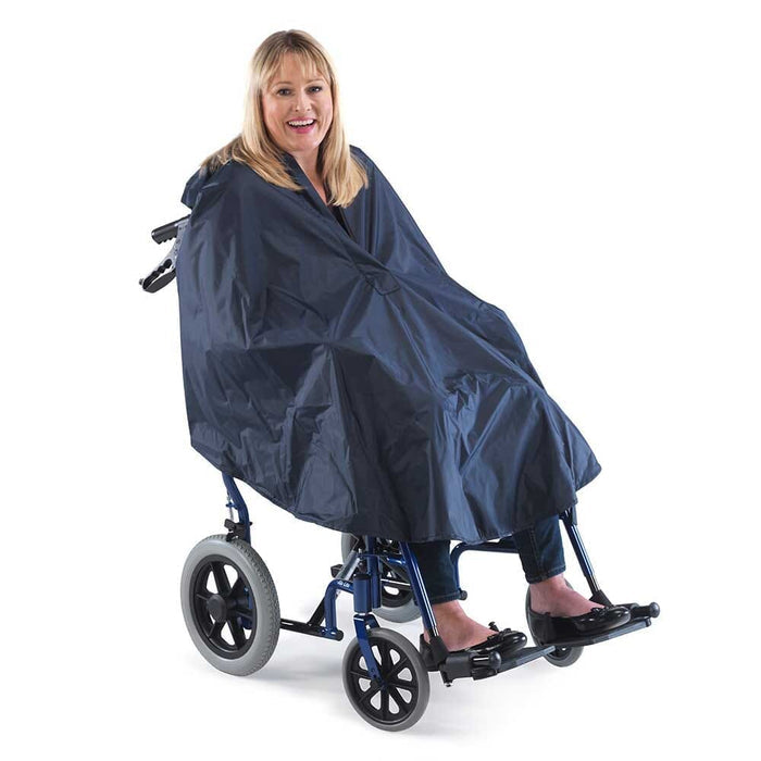 Image of Wheelchair Poncho with Cotton Lining on a plain background.