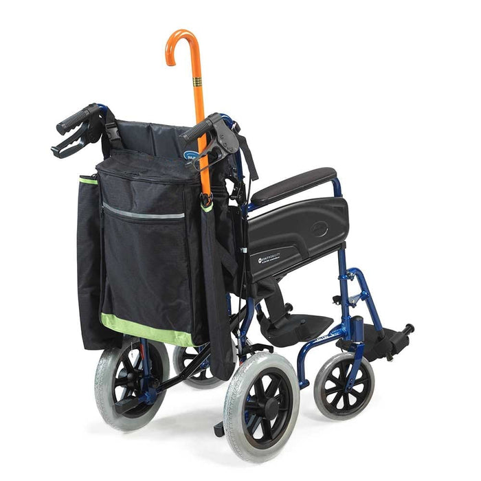 Wheelyscooter Wheelchair Scooter Crutch Bag: pair of crutches side by side on a plain background, showing left and right crutches together.