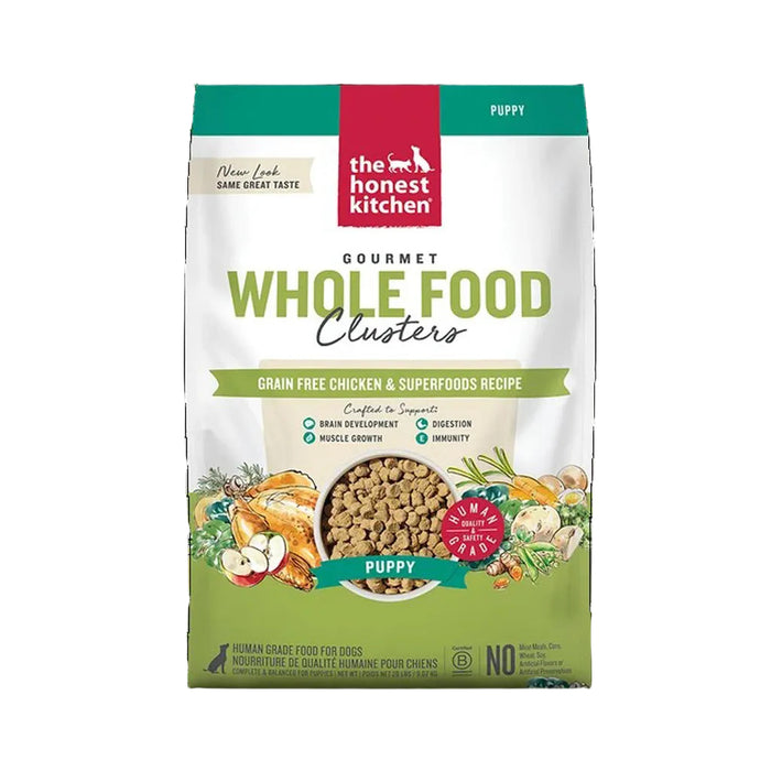 The Honest Kitchen Whole Food Clusters grain free chicken and superfoods puppy recipe 20lb bag