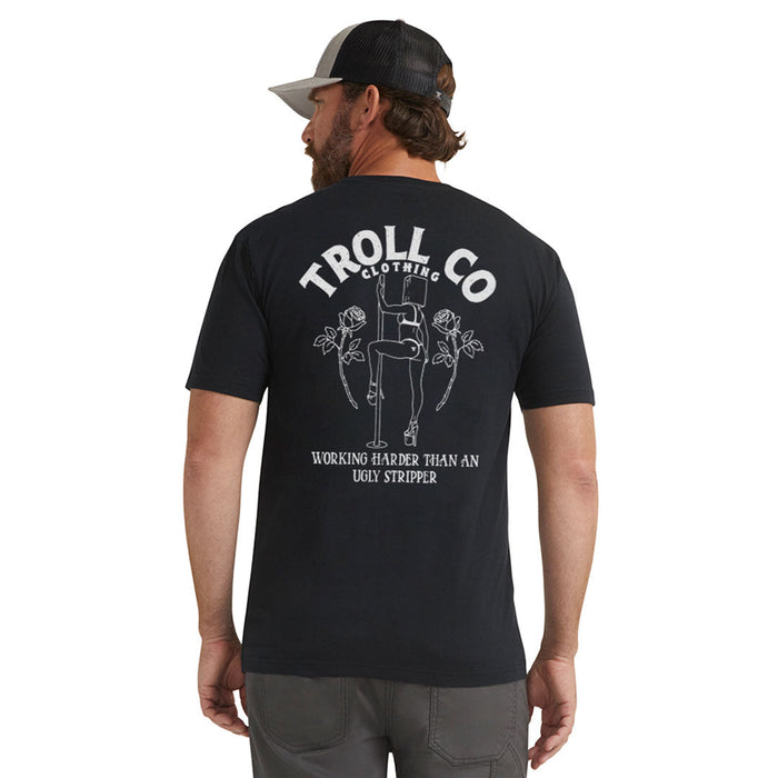 Troll Co. WHUS Butterface tee in black, additional product image