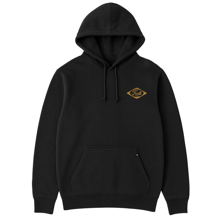 Troll Co. WHUS Twins hooded sweatshirt in black, additional product view