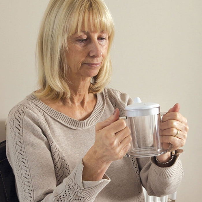 Alternative view of Wide Base Drinking Cup, showing different angle or usage.