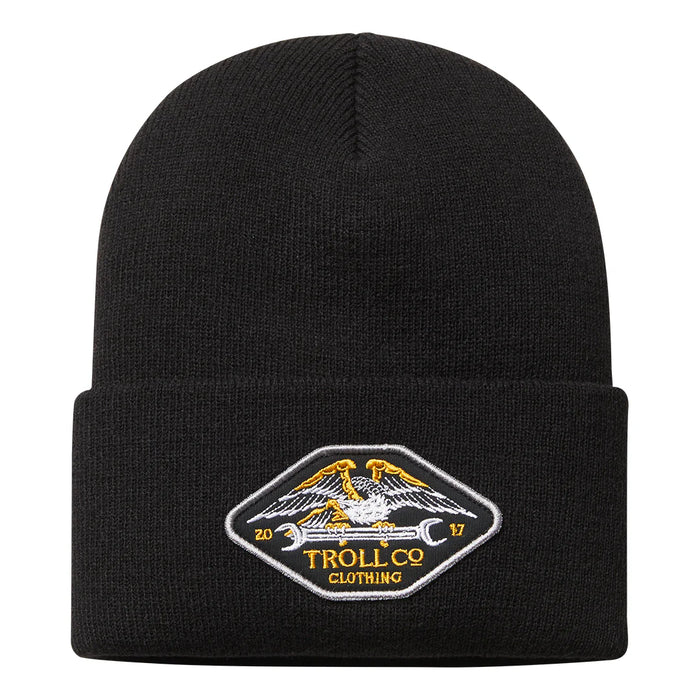 Troll Co. Wing Spanner beanie in black