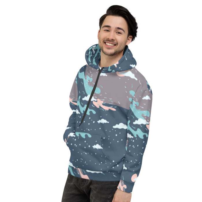 Winter Print  Unisex Hoodie