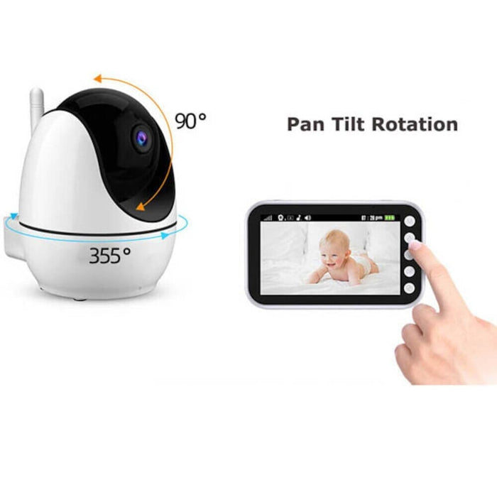 Alternative view of Wireless Monitor with Record Function, showing different angle or usage.