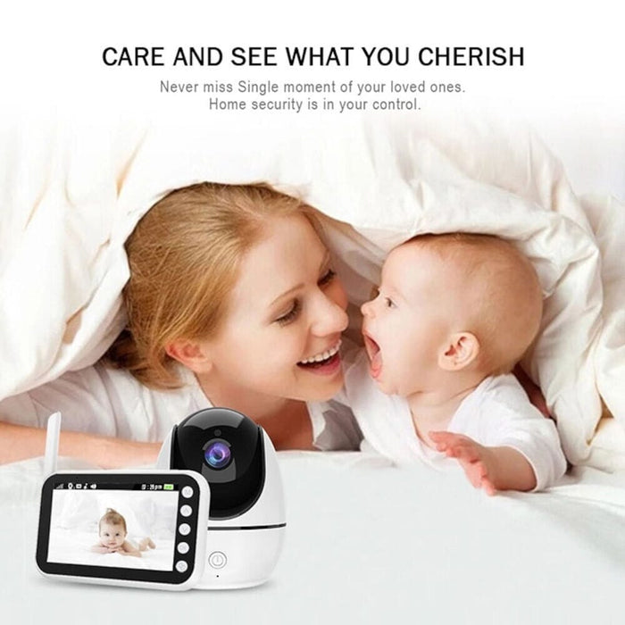 Lifestyle image of Wireless Monitor with Record Function being used in a real-life setting.