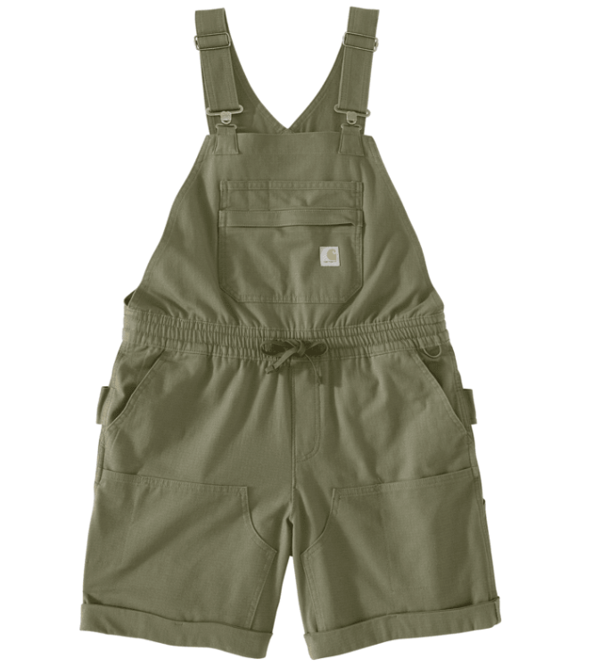 Carhartt women's Force ripstop shortall in dusty olive