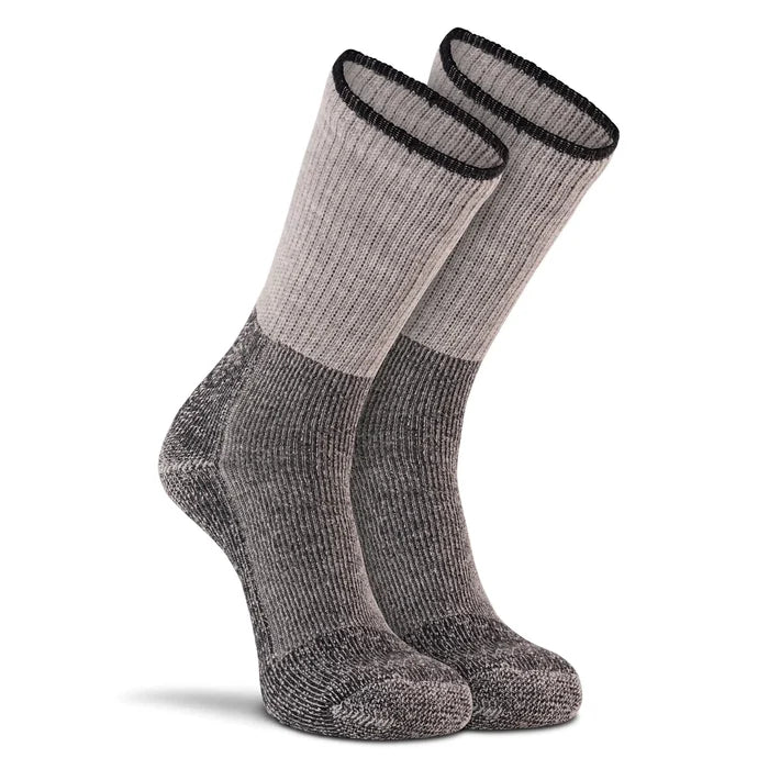 Fox River wool heavyweight crew work socks in grey, two pack