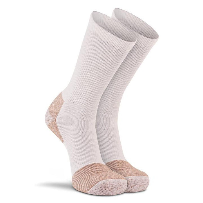 Fox River steel toe lightweight crew work socks in white, two pack