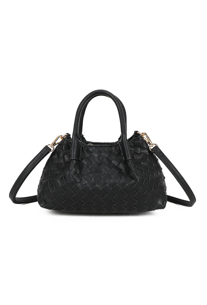 "Woven" bag black