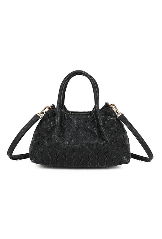 "Woven" bag black