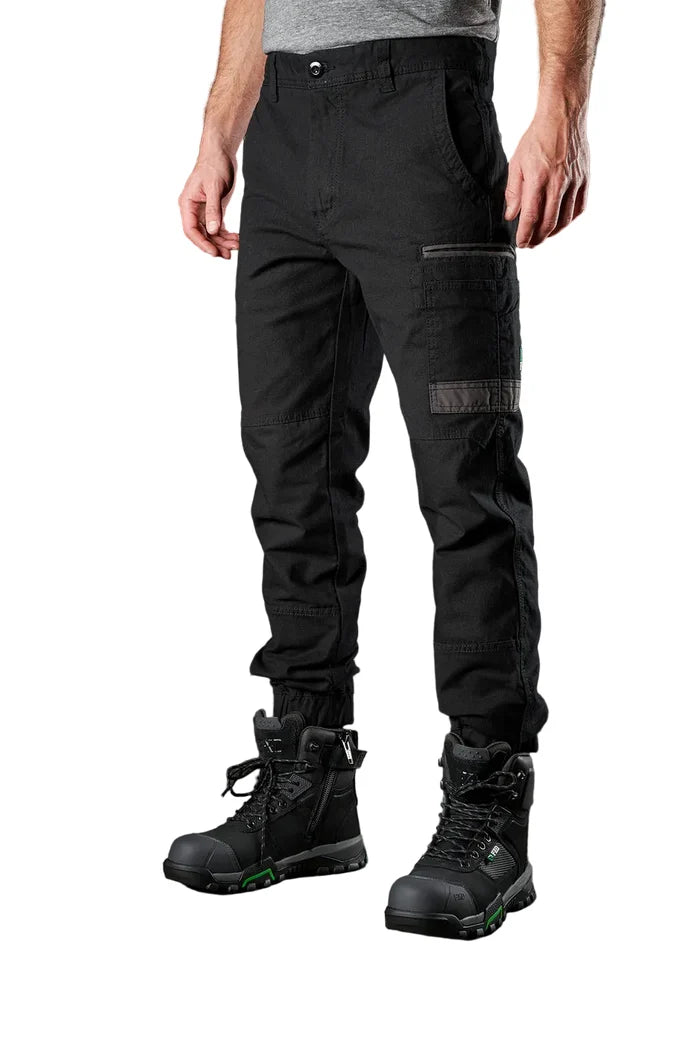 FXD WP-4 cuffed work pant in black