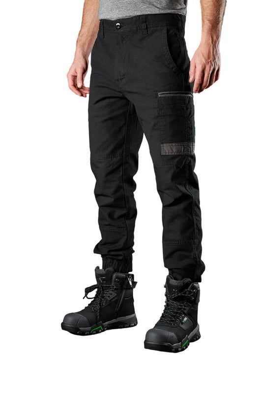FXD WP-4 cuffed work pant in black