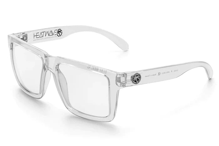 Heat Wave Visual XL Vise Z87 safety sunglasses with anti-fog clear lens