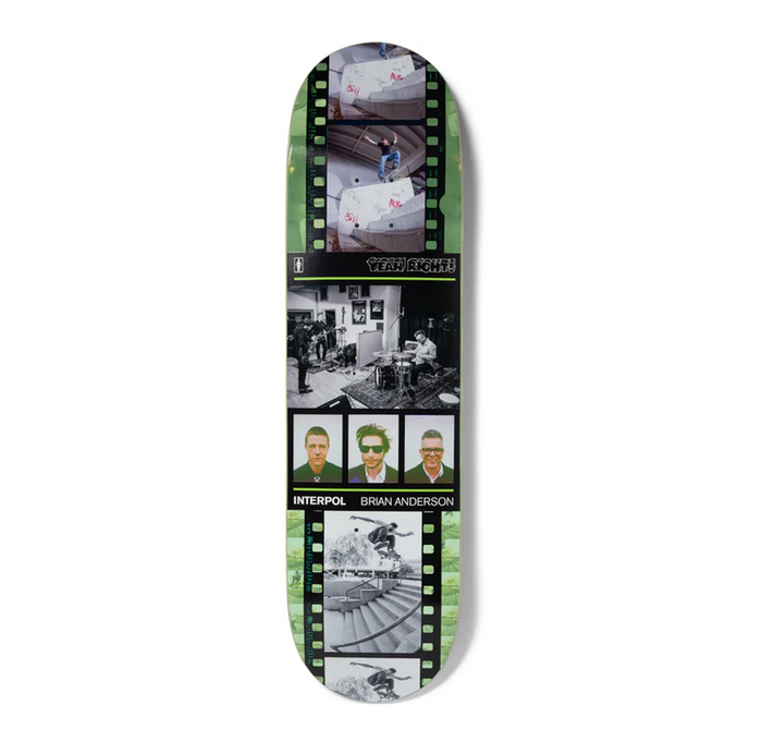 Yeah Right Interpol x Brian Anderson x Atiba Jefferson Deck - 8.5