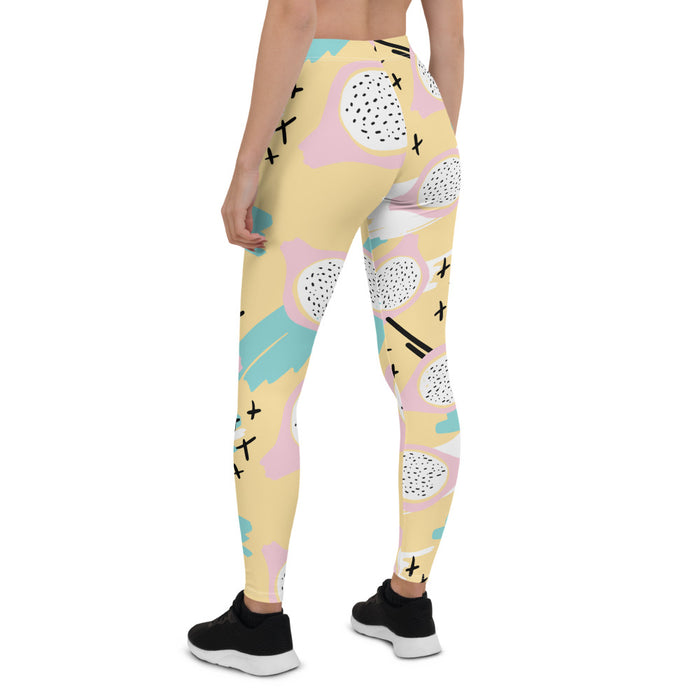 Yellow Memphis Print Leggings - Bloom Seventy Seven
