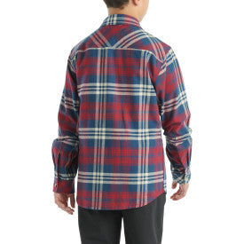 Carhartt youth boys dark denim flannel shirt, further product image