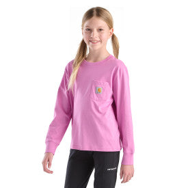 Carhartt youth girls long-sleeve mountains graphic t-shirt