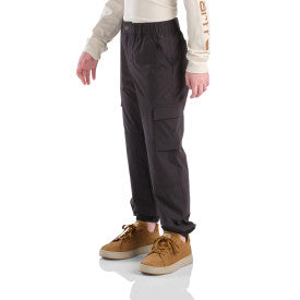 Carhartt youth Rugged Flex cargo jogger in caviar black, alternate product view