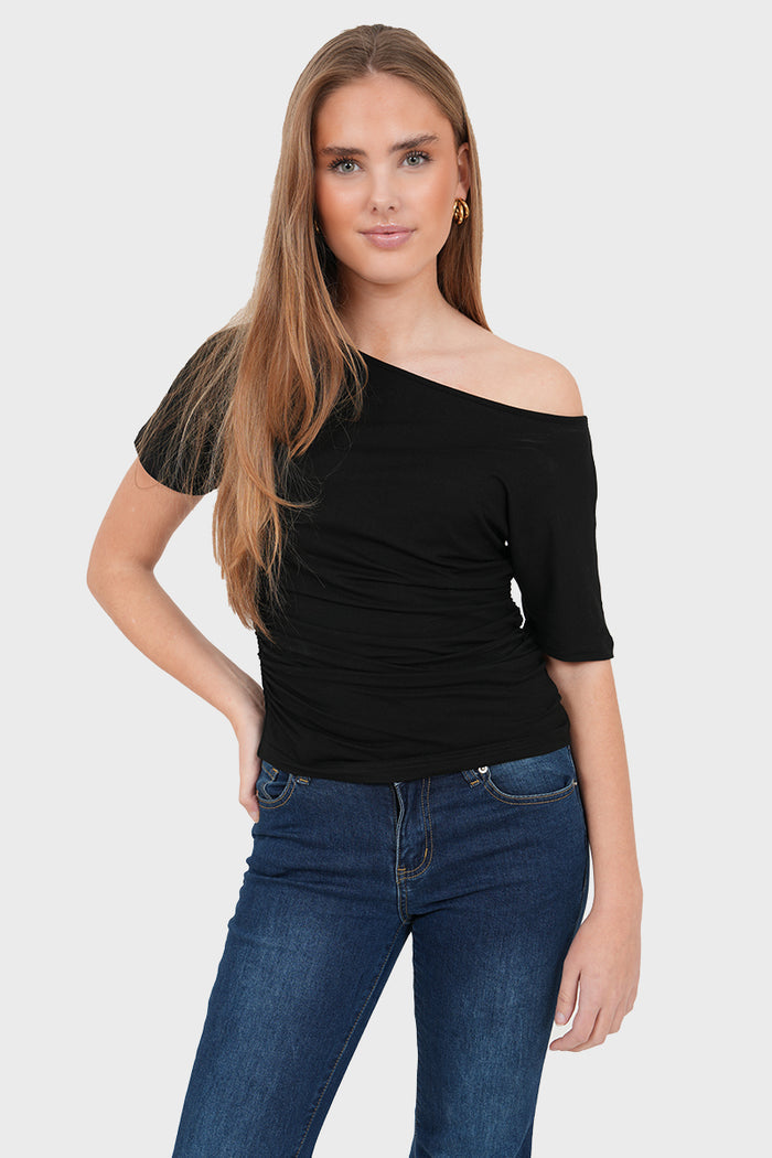 "Zara" top black