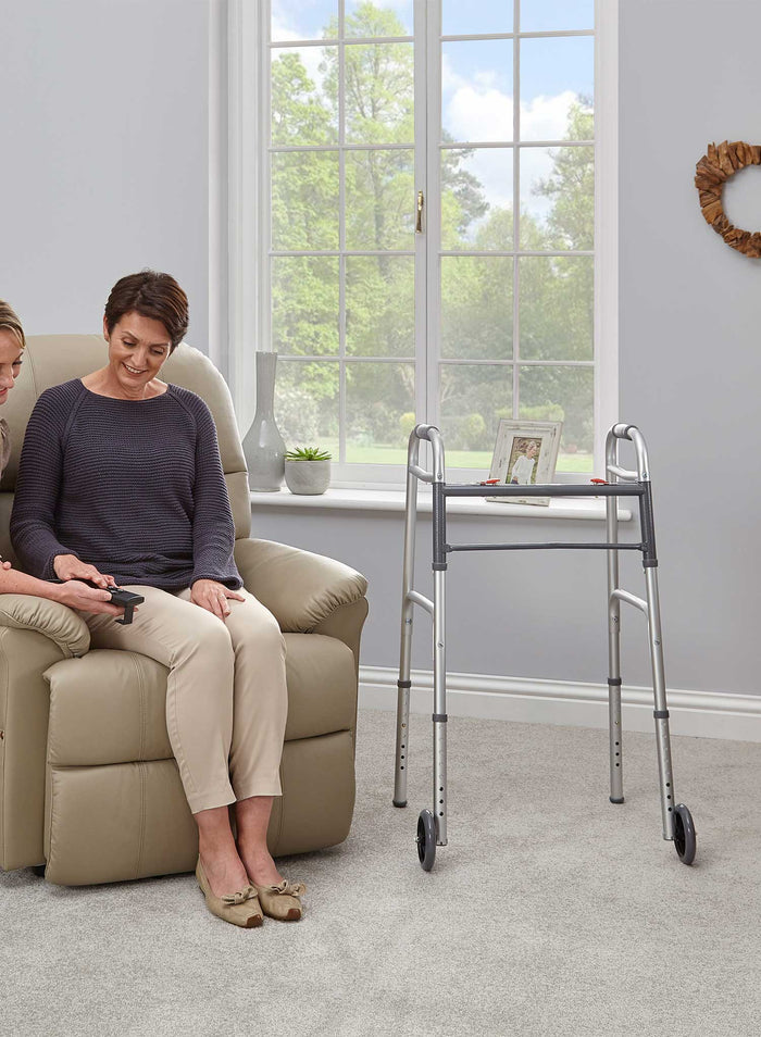 Zimma Folding Walker with Wheels