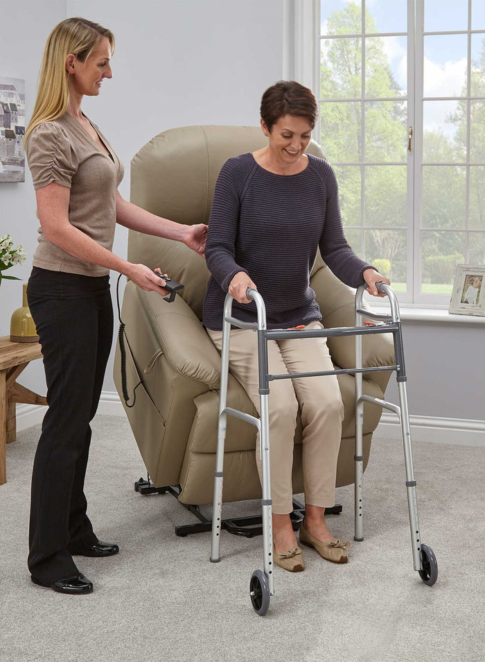 Zimma Folding Walker with Wheels